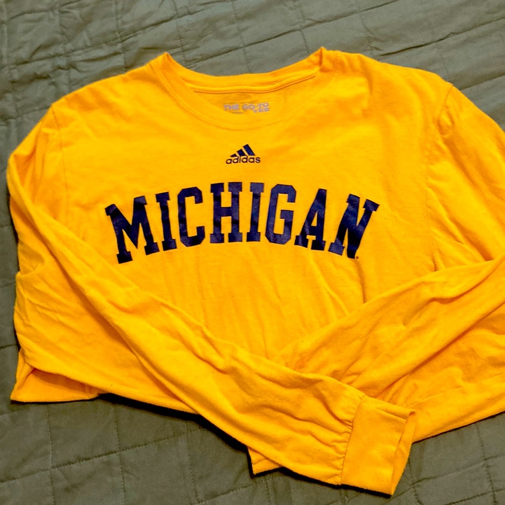 Long-Sleeved Michigan Adidas T-Shirt 2/$10!
